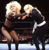 Even in the WWF's raunch-heavy Attitude Era, it's impossible to justify television time going to this which could have gone to the triple threat match.